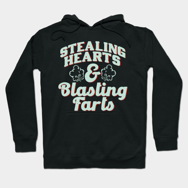 Stealing Hearts & Blasting Farts Hoodie by pako-valor